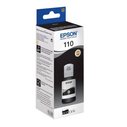 Epson 110 EcoTank Qara Mürəkkəb Butulkası XL – C13T03P14A Epson — Bakı
