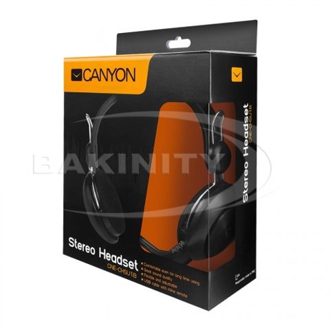 Qulaqcıq Canyon Simple USB headset CNE-CHSU1B — 17.91 ₼ · Bakı · Kompüterlər və noutbuklar Qulaqcıq Canyon Simple USB headset CNE-CHSU1B — Bakı
