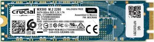 SSD Crucial MX500 CT250MX500SSD4 — Sabit diskləri, Bakı
