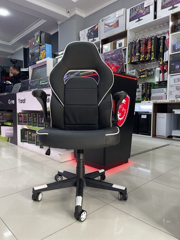 "2E Hebı Black/White (2E-GC-HEB-BKWT) Gaming Chair" — Mebel, Bakı (4)