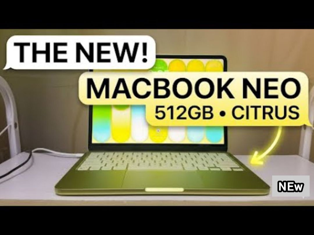 Apple MacBook Neo 13" (Citrus, 512 GB) — Noutbuklar, Bakı (2)