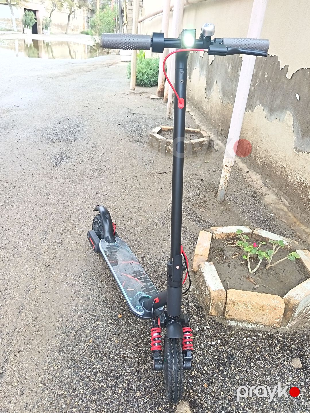 Elektrik skuter Xiaomi M187 — qara-qızıl — Skuterlər, Bakı (3)