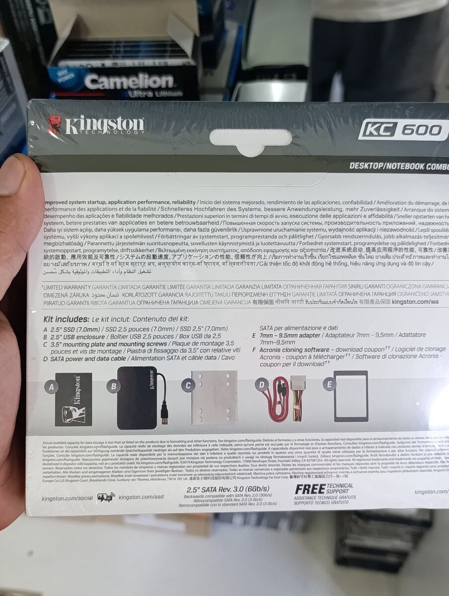 Kingston KC600 512GB — Kompüterlər və noutbuklar, Bakı (2)