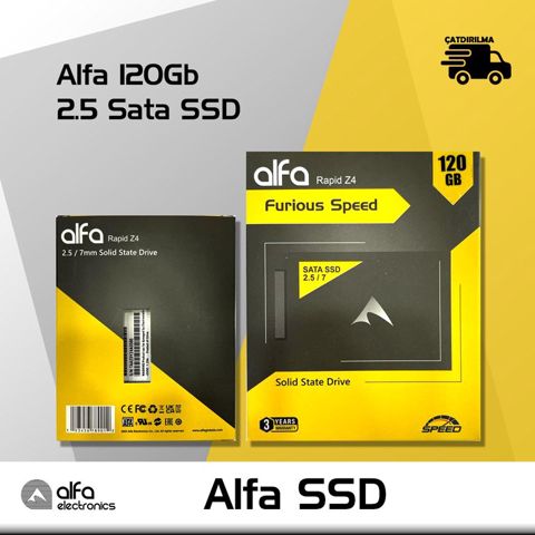 SSD "Alfa 120GB 2.5 Solid Sata" — Bakı