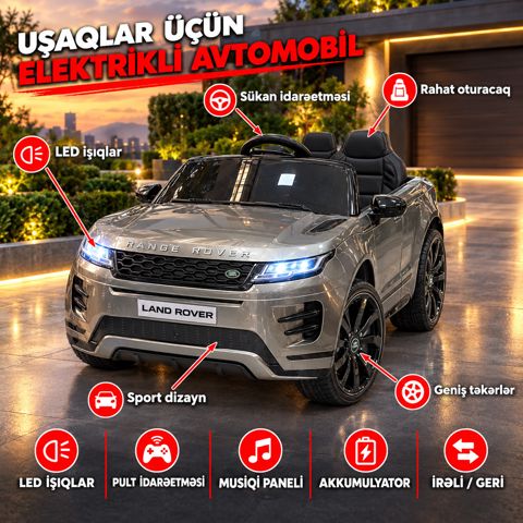 Uşaq elektrik avtomobili RR11, 6 yaşa qədər, 2 yer, 3-6 km/s — Bakı