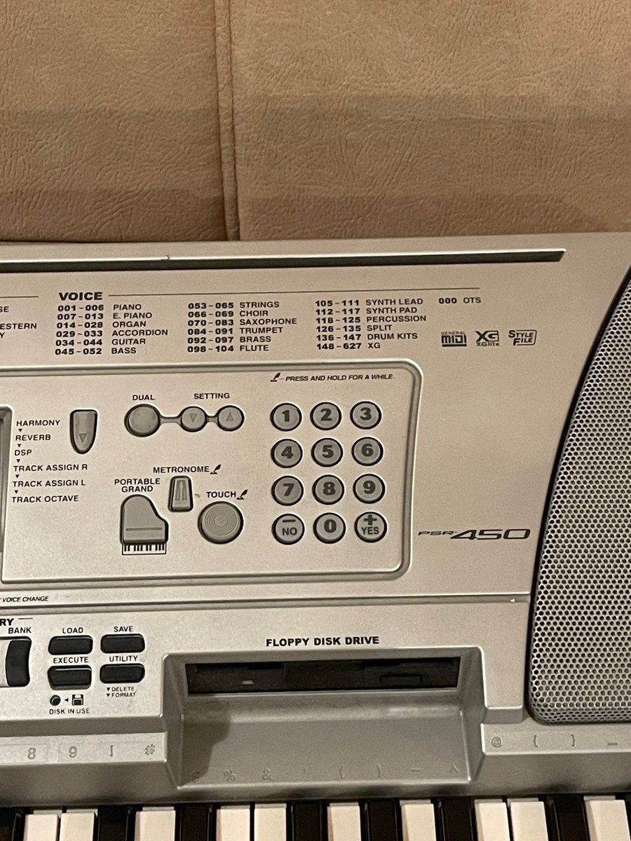 Yamaha PSR-450 — Musiqiə alətləri, Bakı (4)
