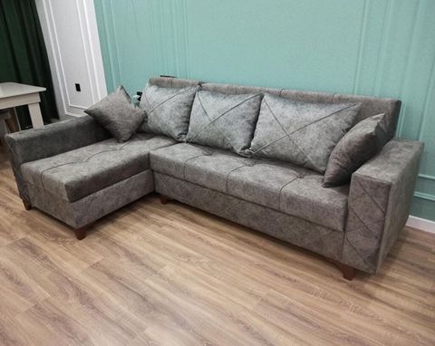 Divan 199₼ 2.45 uzunu 1.40 eni açılan bazali, 5 dosekceli divan ünvan — Bakı