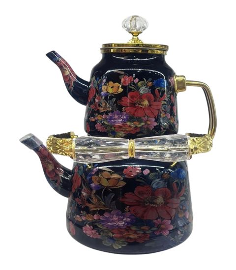 Çaydan dəsti 5534, paslanmayan polad, qara, 1000/2500 ml — Bakı