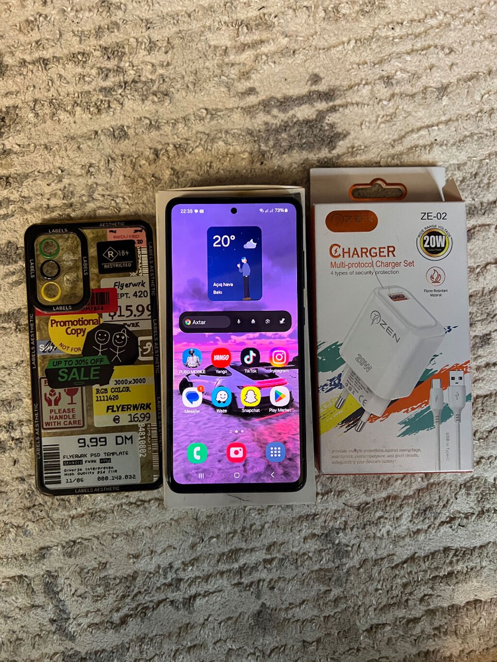 Samsung Galaxy A52, 128 GB, rəng - Qara, Sensor, Face ID — Samsung, Bakı (2)