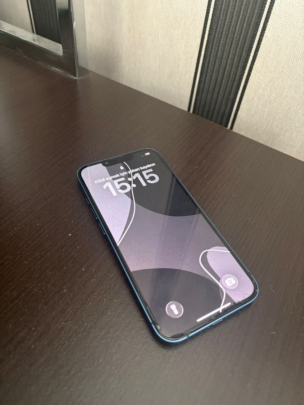 IPhone 13, 128 GB, Mavi, Zəmanət, Barmaq izi, Simsiz şarj — Apple iPhone, Bakı (2)