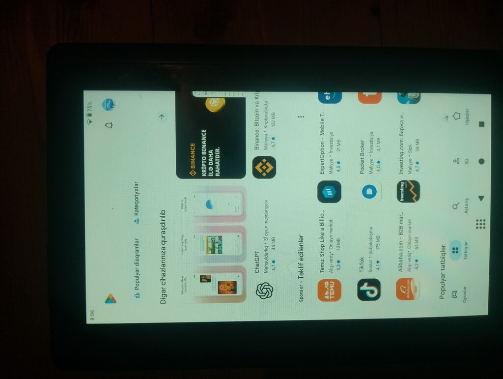 Planşet android desteyliyir donmur yaxsi işleyir zaratka saxlayir — Digər planşetlər, Digah (2)