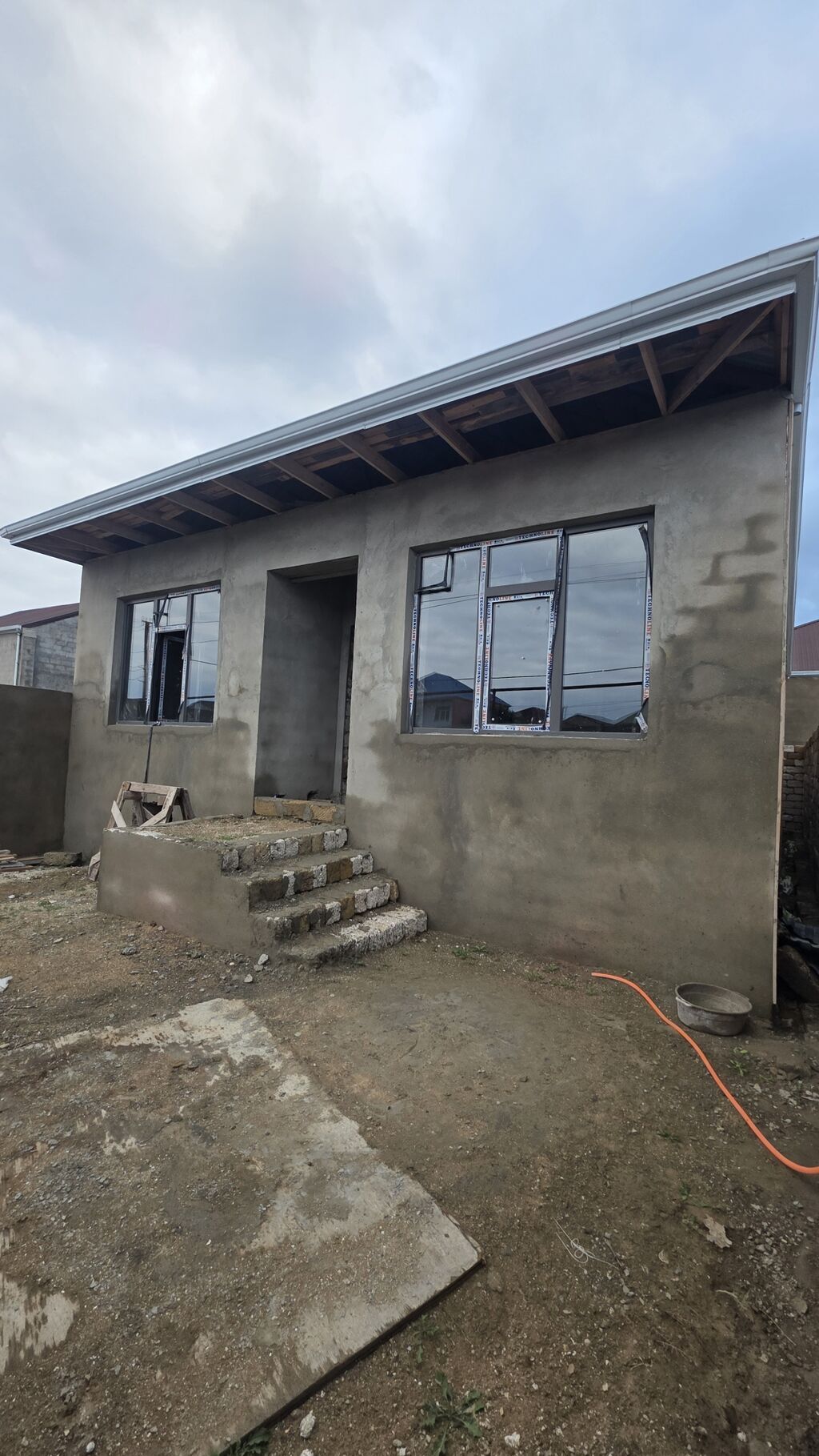 4 otaqlı, 124 kv. m, Kredit yoxdur, Təmirsiz — Ev, villa, Digah (3)