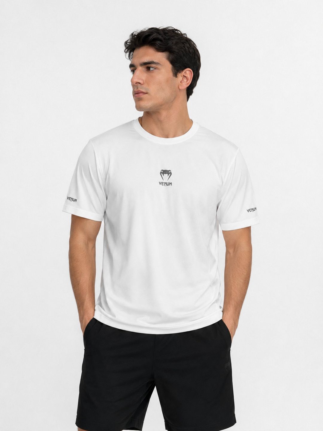 Kişilər üçün futbolka 42065452, elastan/poliester, ağ, ölçü XL — Mallar, Bakı (3)