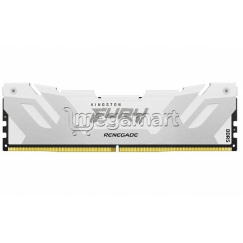 Operativ yaddaş Kingston 24GB 8000MT/s DDR5 CL38 Dımm Fury Renegade White (KF580C38RW-24) — Bakı
