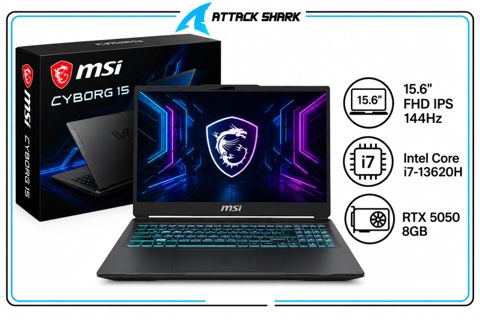 Nb msı cyborg 15 B13WEKG-1078XAZ (I7-13620H/16GB/512GB/RTX5050 8GB)15.6" FHD ıps 144Hz — Bakı