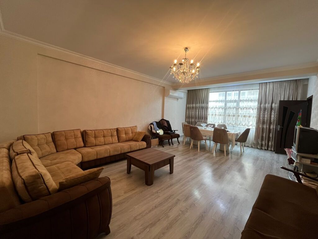 3 otaqlı, Yeni tikili, 101 kv. m — Mənzil, Bakı (2)