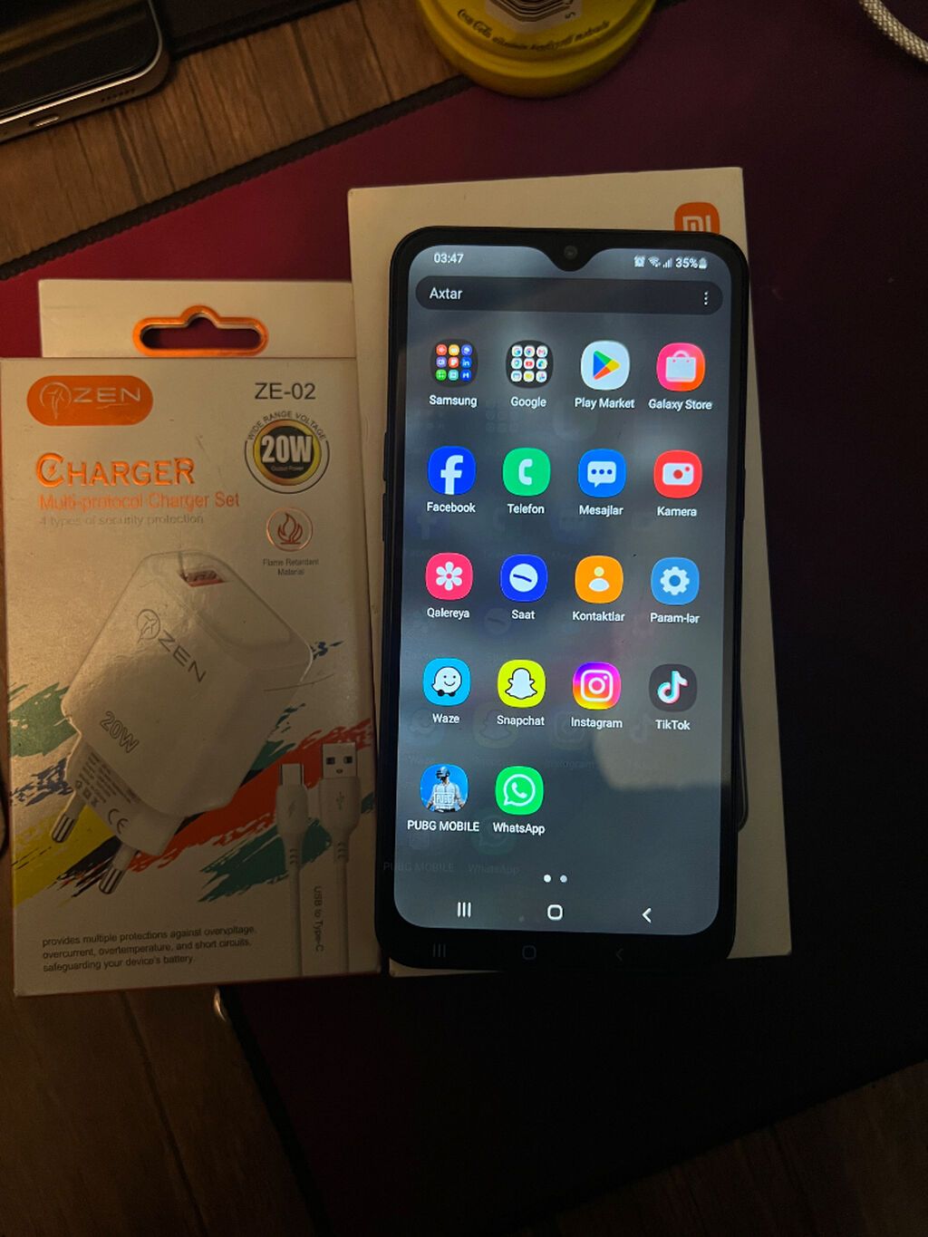 Samsung Galaxy A10, 32 GB, rəng - Mavi, Sensor — Samsung, Bakı (4)