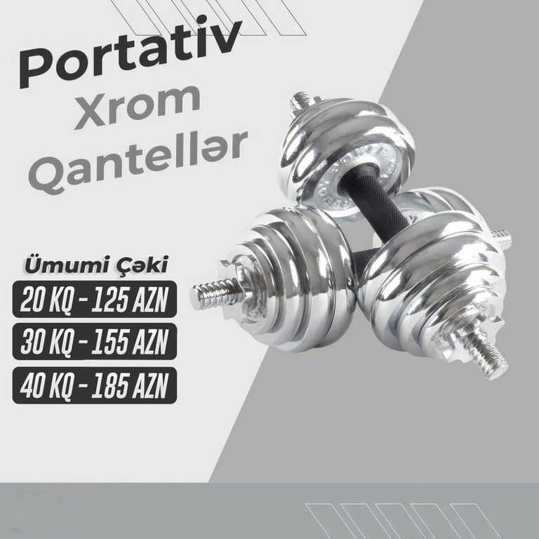 Qantellər dəsti "Barbell and Dumbbell" — İdman, hobi, istirahət, Bakı (9)