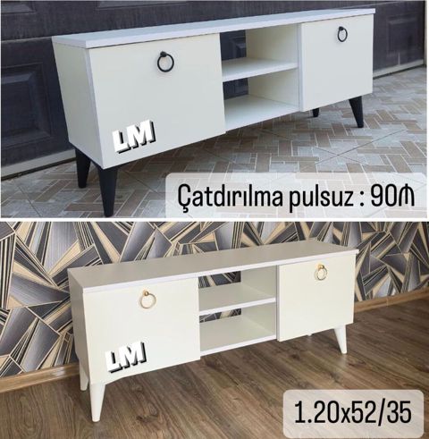 TV Stend / TV altı Yeni və sifarişlə. Qiymət 90₼ Ölçü — 90 ₼ · Bakı, Nərimanov · Televizor altlıqları və standlar TV Stend / TV altı Yeni və sifarişlə. Qiymət 90₼ Ölçü — Bakı