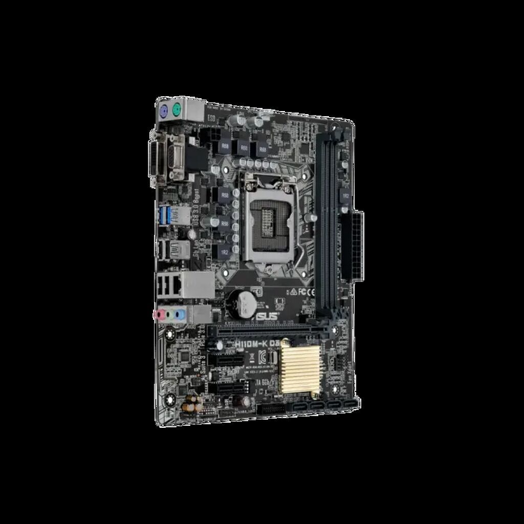 ASUS H110M-K 90MB0PH0-M0EAY0 – Intel H110 çipsetli, LGA1151 socket və — Ana platalar, Bakı (2)