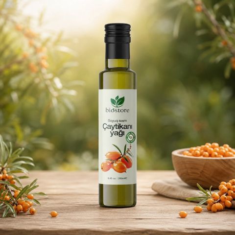 Çaytikanı yağı Biostore premium 250 ml — Bakı