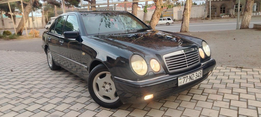 Mercedes E 240, 2.4 L, 1998 il, 328 710 km 77-NZ-349 — Avtomobillər, Bakı (2)