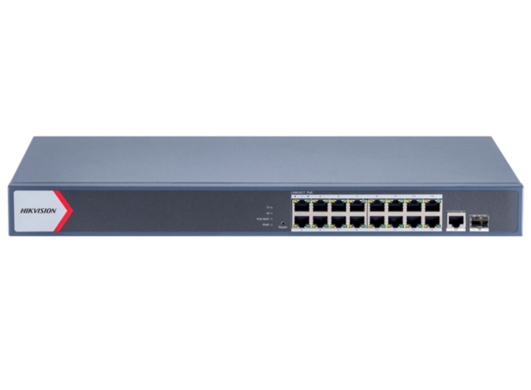 16 Port Gigabit Web-Managed PoE Switch Hikvision DS-3E1518P-EI — Şəbəkə və server avadanlığı, Bakı (2)