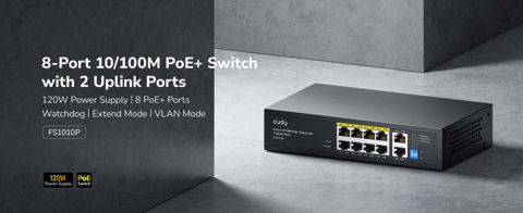 Cudy FS1010P 8-Port 10/100M PoE — Comprador