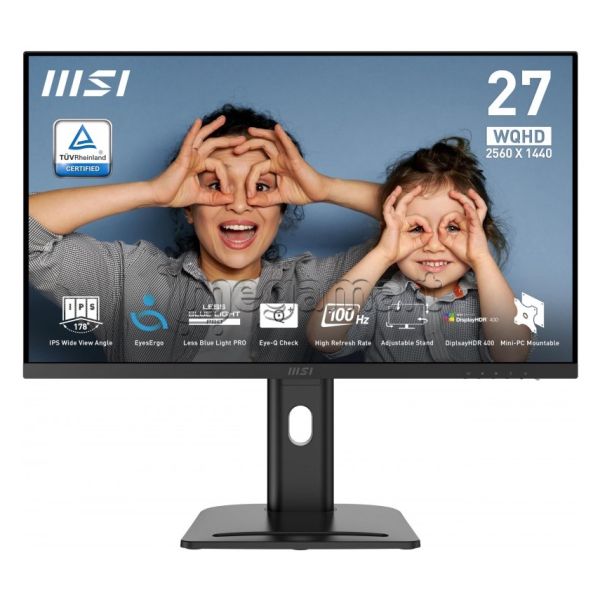Monitor MSI PRO MP273QP E2 Black,27" 2K 2560 x 1440(WQHD)Flat,100Hz,1ms,400nits — ASUS, Bakı