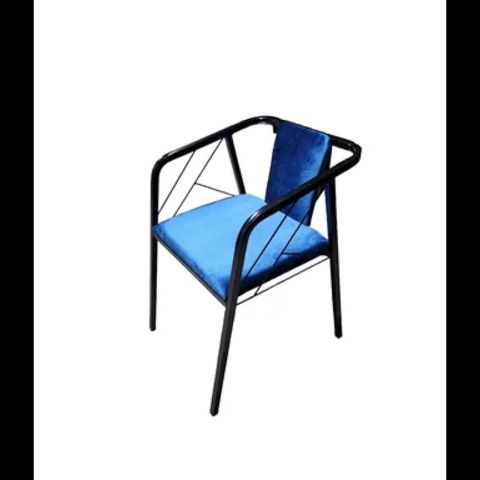Paslanmaz Polad Stul EFM-0185 – Qara/Mavi (80x45x40 sm) Model — Bakı