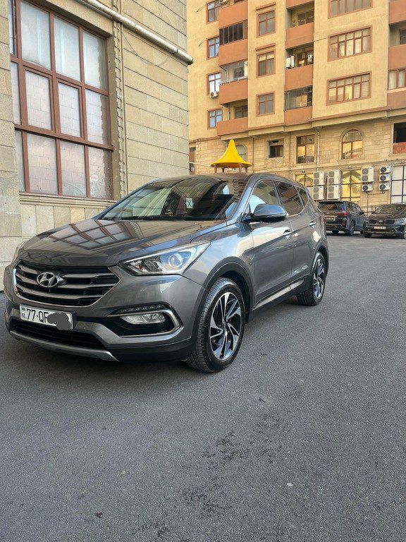 Hyundai Santa Fe, 2.0 L, 2015 il, 210 500 km — Avtomobillər, Bakı (4)