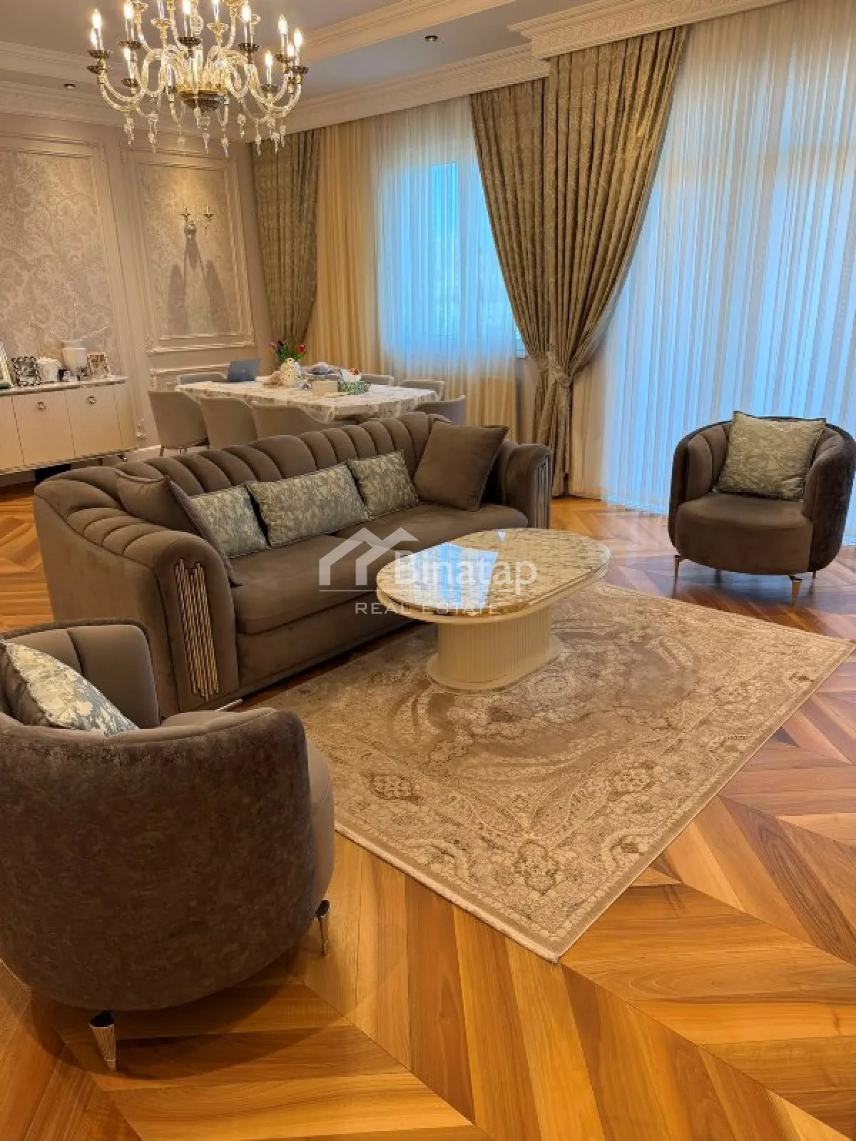 Satılır 4 otaqlı yeni tikili 195 m², Nizami metrosu, Nəsimi rayonu — Mənzil, Bakı (2)