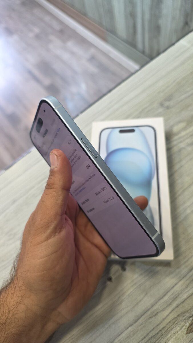 Apple iPhone 15 Blue 128GB/6GB — Smartfonlar, Bakı (3)