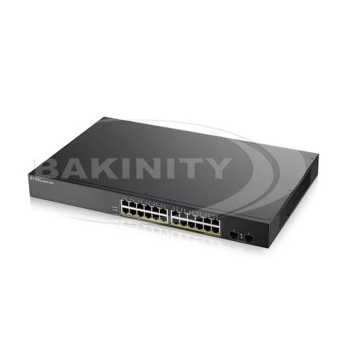 Kommutator Zyxel GS1900-24HP-EU0101F-Smart — 847.4 ₼ · Bakı · Kommutatorlar və marşrutlayıcılar Kommutator Zyxel GS1900-24HP-EU0101F-Smart — Bakı