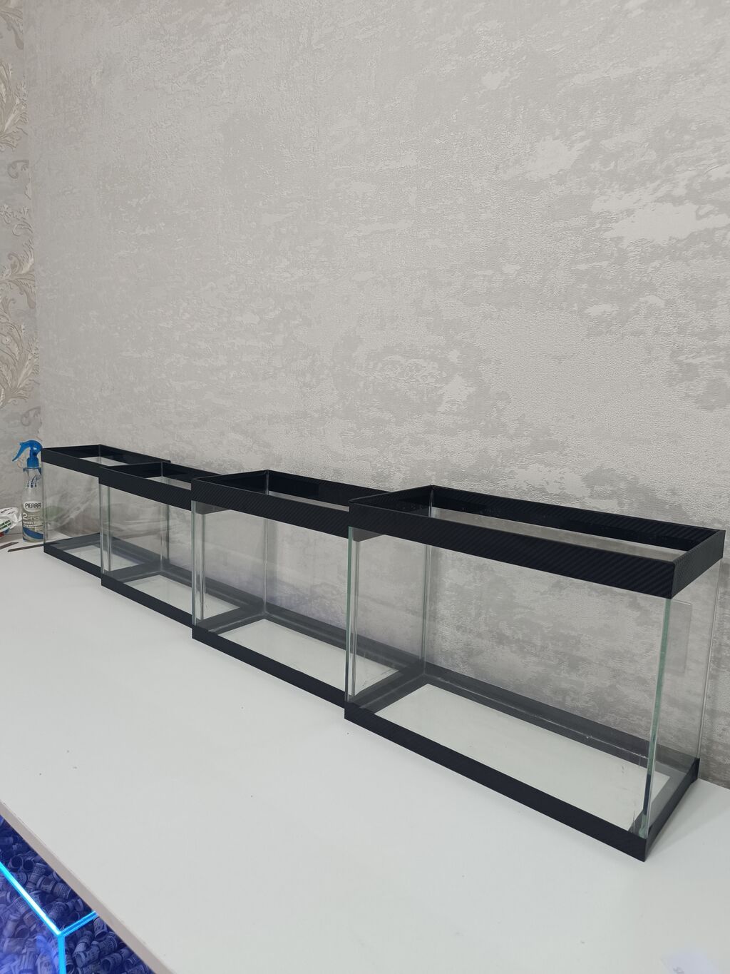 Akvaryum şüşə akvariumlar – 3 fərqli ölçüdə - 44×18×29 sm – 22,5 litr — Akvariumlar və balıqlar, Sumqayıt (5)