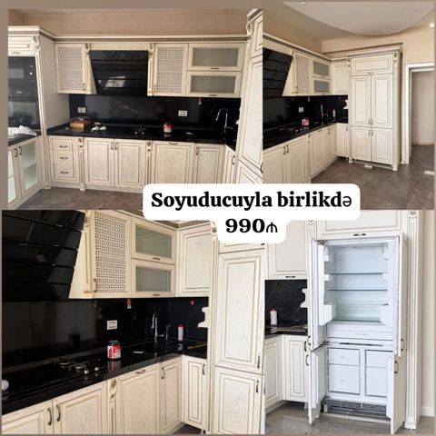 Membran mətbəx mebeli 990₼. İdeal vəziyyətdədir. Ölçüsü — Bakı