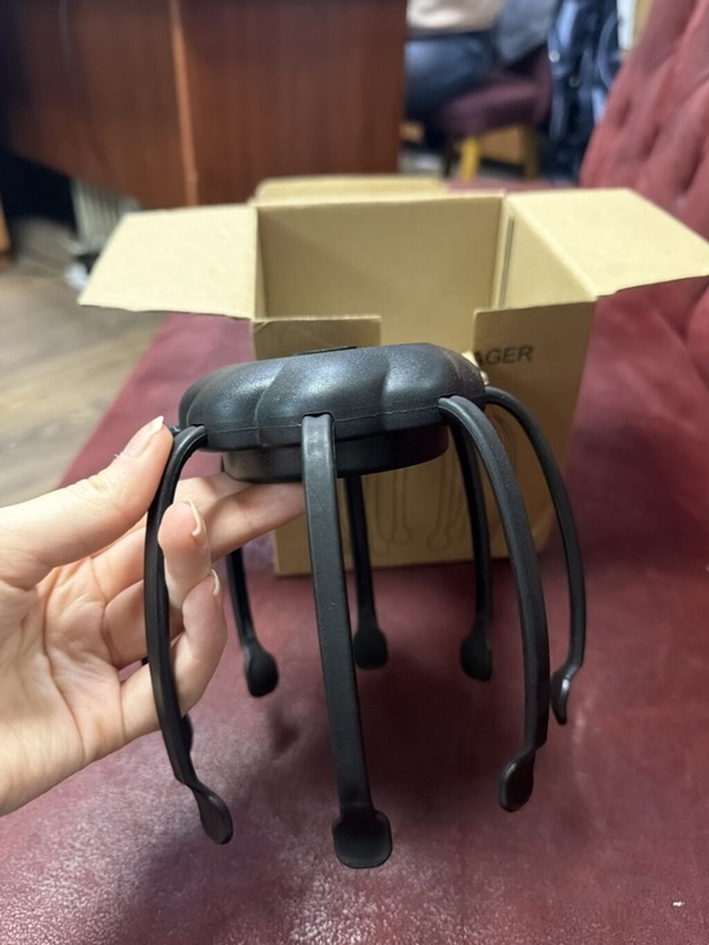 Baş masaj cihazı – portativ, USB ilə doldurulan Məhsul təsviri: - 8 — Masaj aparatları, Bakı (5)