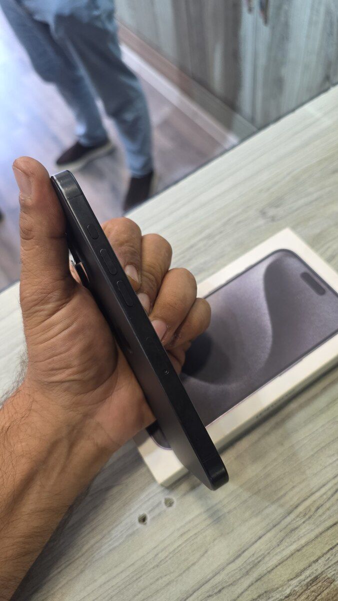Apple iPhone 15 Pro Black Titanium 128GB/8GB — Smartfonlar, Bakı (4)