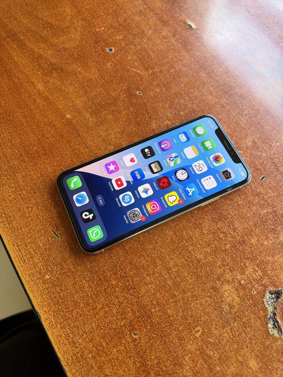 Apple iPhone XS Silver 64GB/4GB — Smartfonlar, Bakı (3)