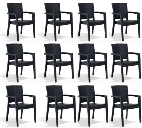 Stul dəsti 1487, plastik/polipropilen, 60x88 sm, 12 əd — Bakı
