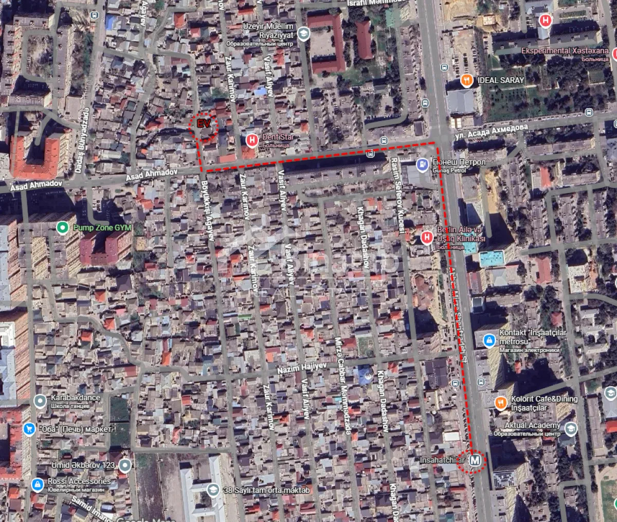 Satılır 5 otaqlı həyət evi / bağ evi 240 m², İnşaatçılar metrosu, Yasamal rayonu — Ev, villa, Bakı (4)