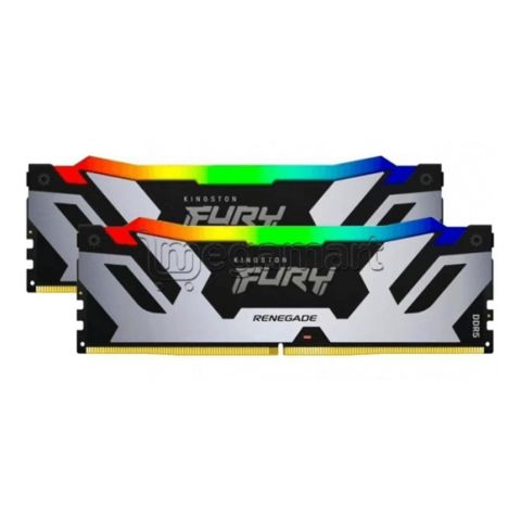 Operativ yaddaş Kingston 32GB 8000MT/s DDR5 CL38 Dımm (Kit of 2) Fury Renegade RGB XMP (KF580C38RSAK2-32) — Bakı