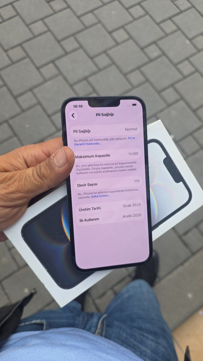 Apple iPhone 16e Black 128GB/8GB — Smartfonlar, Bakı (2)