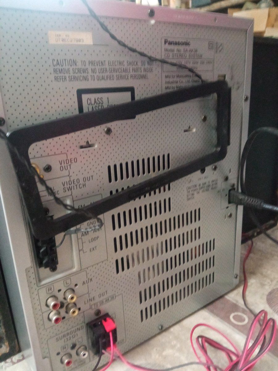 Musiqi mərkəzi Panasonic SA-AK38 — Səs texnikası, Bakı (6)