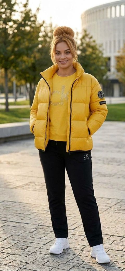 Qadın üçün idman dəsti və sarı puf gödəkcə gödəkcə təzədir baxa alınıb — 15 ₼ · Bakı · İdman geyimi Qadın üçün idman dəsti və sarı puf gödəkcə gödəkcə təzədir baxa alınıb — Bakı