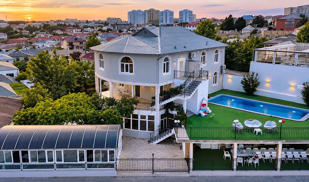 İcarəyə verilir 5 otaqlı həyət evi/bağ evi 350 m² — Ev, villa, Bakı