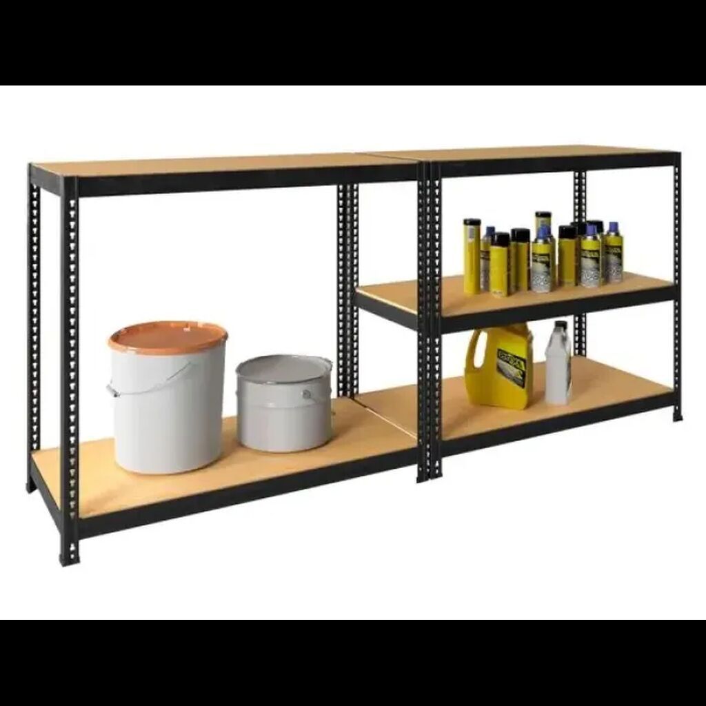 Stellaj SBL KD/90x40/5 – Metal Rəf Sistemi Çoxfunksiyalı, möhkəm — Salon mebeli, Bakı (2)