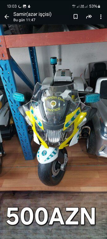 Uşaqlar üçün elektrikli motosikllər — Uşaq avtomobilləri, Bakı (8)