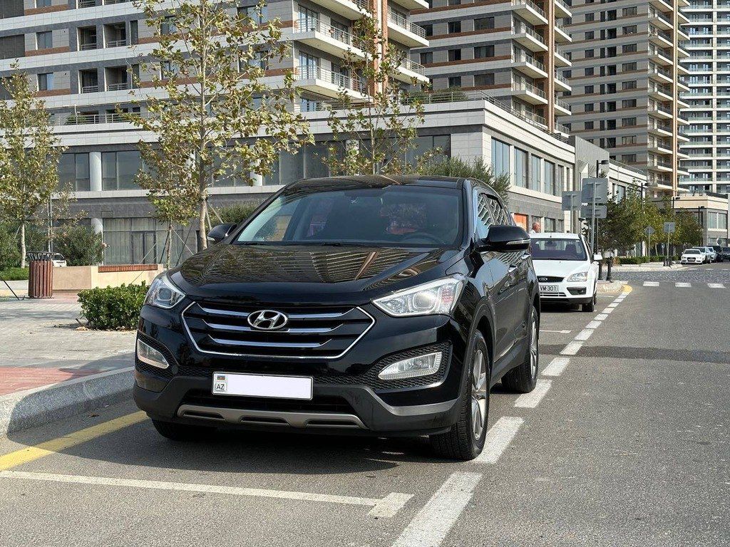 Hyundai Santa Fe, 2.0 L, 2015 il, 140 500 km 99-VM-301 — Avtomobillər, Bakı (3)