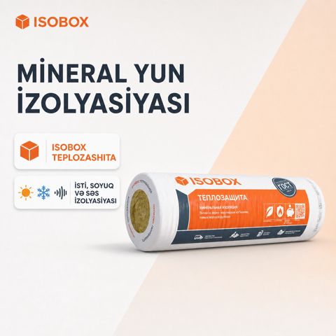 İsobox mineral yun izolyasiya materialı — Bakı
